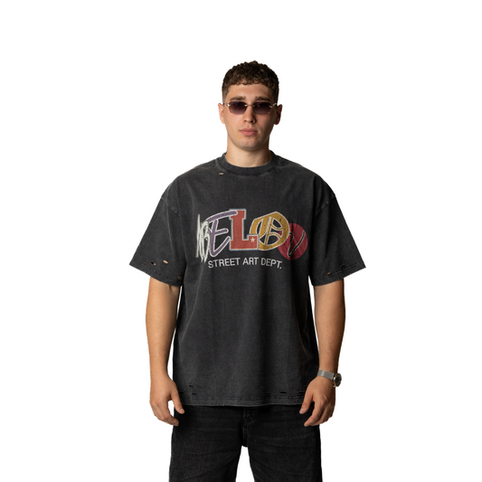 Street Art Tee Black