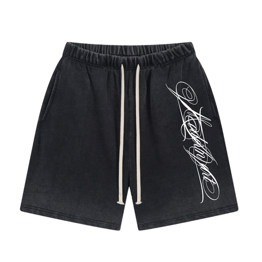 Modern Art Shorts | Washed Black