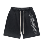 Modern Art Shorts | Washed Black