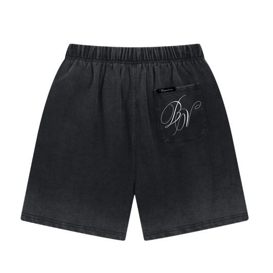 Modern Art Shorts | Washed Black