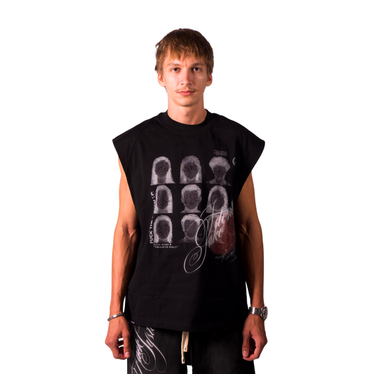 BELOV | Fake Identity Tank top - Black