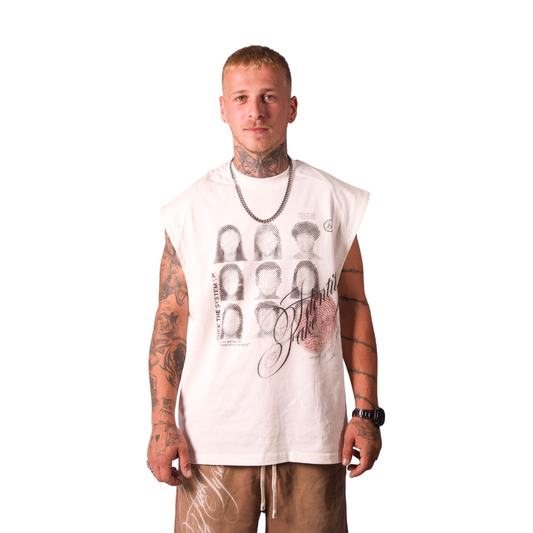 BELOV | Fake Identity Tank top - White