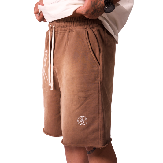 BELOV | F*ck The System Shorts - Brown