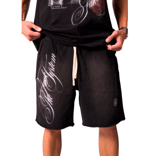 BELOV | F*ck The System Shorts - Black