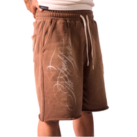 BELOV | F*ck The System Shorts - Brown