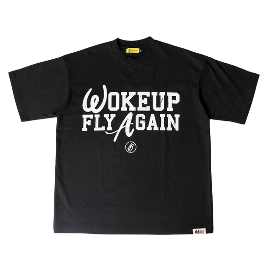 Woke Up Fly Tee Black